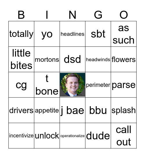 Chuck Bingo Card