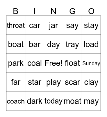 Revision Sounds BINGO Card