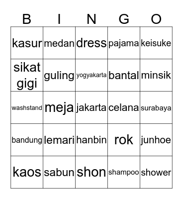 im jisoo im okay Bingo Card
