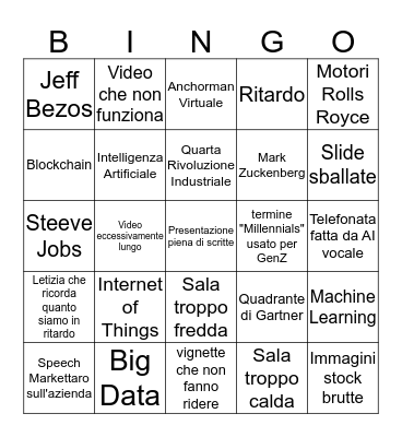 CMI/HEI Conference Bingo Card
