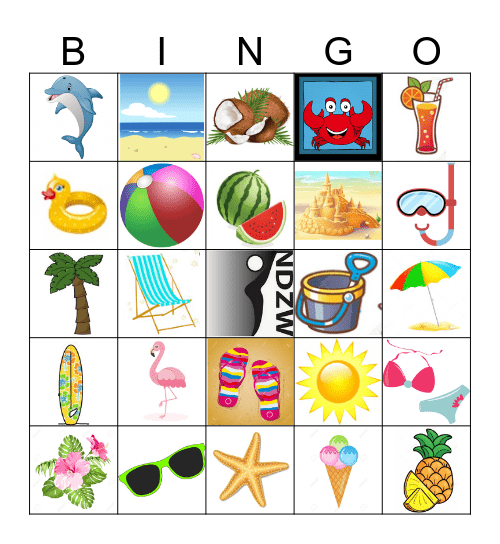 Zomer BINGO Card