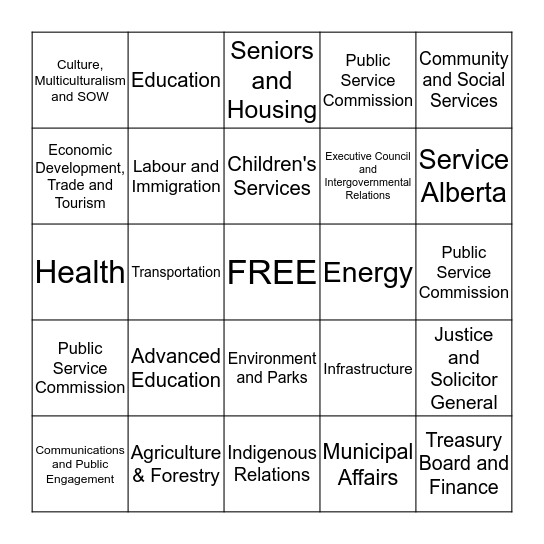 Hazard Hunters' APS Service Bingo Card