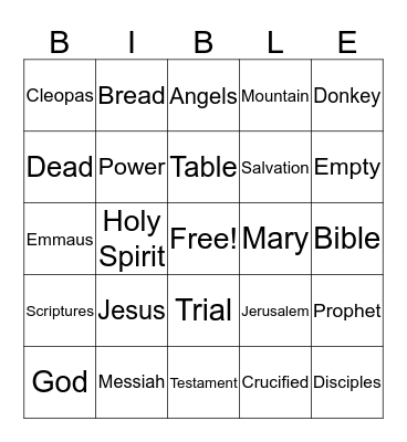 Bile Story Bingo Card