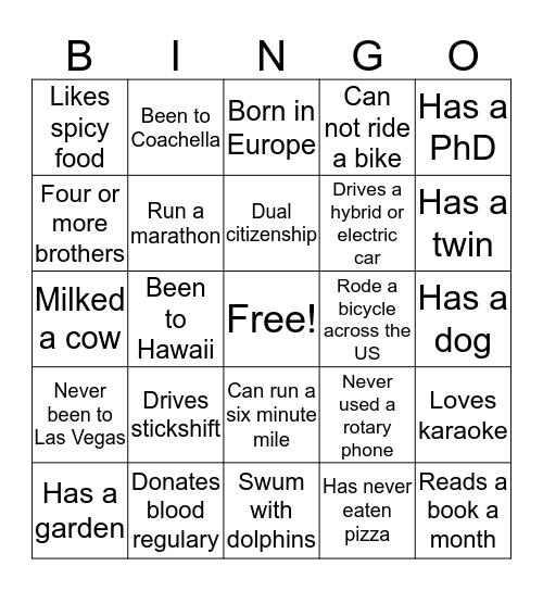 DV Offsite Bingo Card