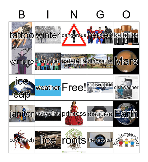 Meltdown Bingo Card