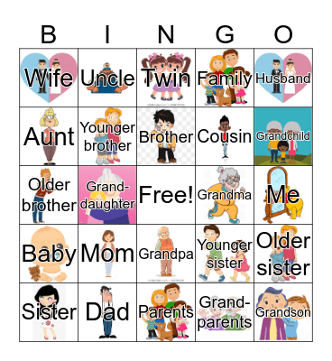 Family Bingo Card