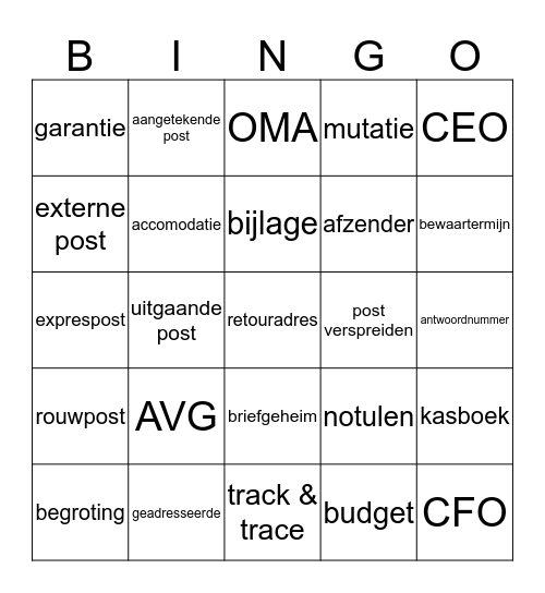 vakleer module 4 - boekjes 14t/m18 Bingo Card