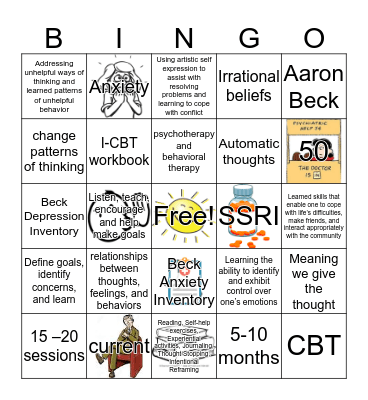 CBT BINGO Card