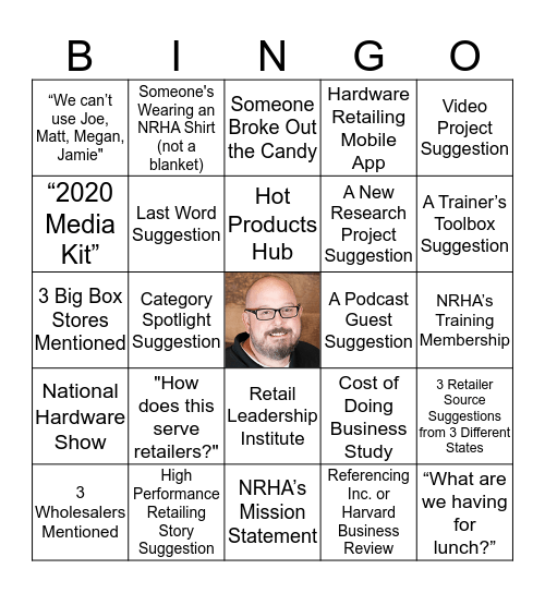 HR Retreat Bingo Card