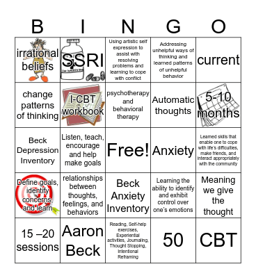 CBT BINGO Card