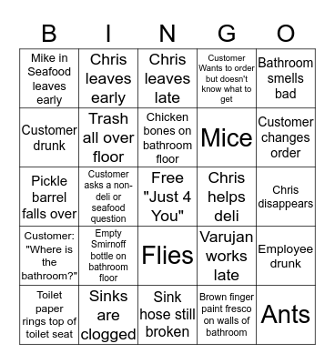 Shaw's Bingo 10 June 2019 Bingo Card