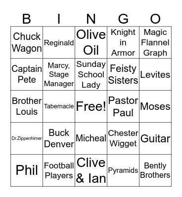 Buck Denver Vol 3, Part 1 Bingo Card