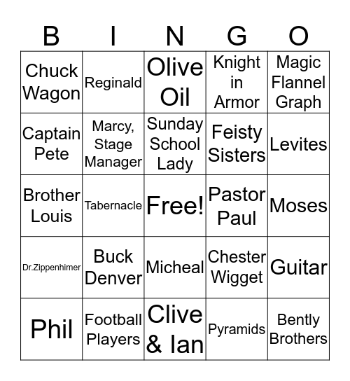 Buck Denver Vol 3, Part 1 Bingo Card