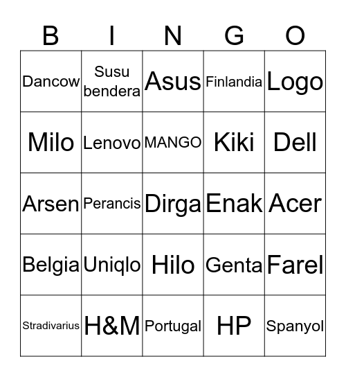 Bingo with aurrr Bingo Card