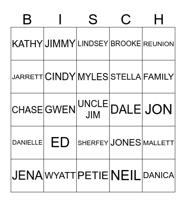 GAME NIGHT Bingo Card