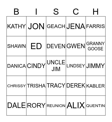 GAME NIGHT Bingo Card