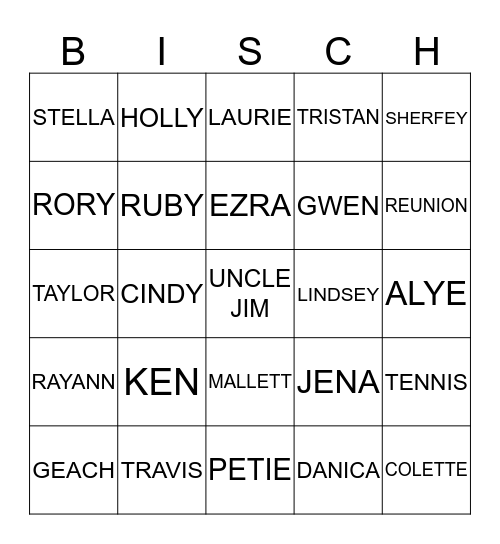 GAME NIGHT Bingo Card