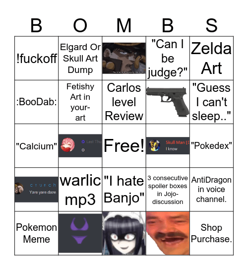 Bingo-Beam Bingo Card