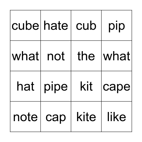 AMAZING YOU Bingo Card