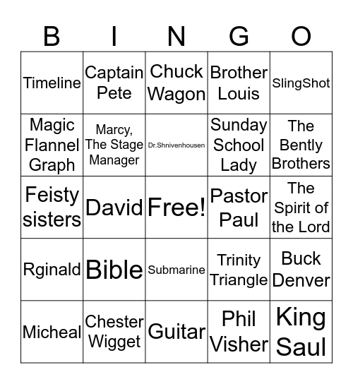 Buck Denver Vol 5; Part 1 Bingo Card