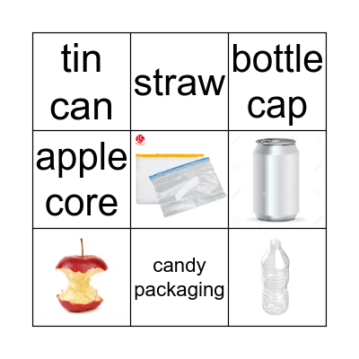 Trash Bingo Game Bingo Card