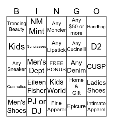 Out of Home Base BINGO! Bingo Card