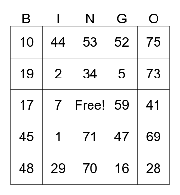 Lahden Musiikkiklubi Ry Bingo Card
