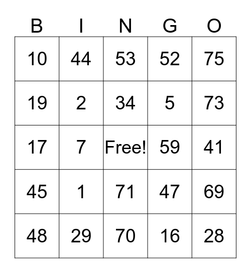 Lahden Musiikkiklubi Ry Bingo Card