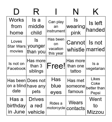 SPIRITED WOMEN BINGO Card