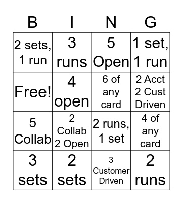 Cotiviti Values Bingo Card