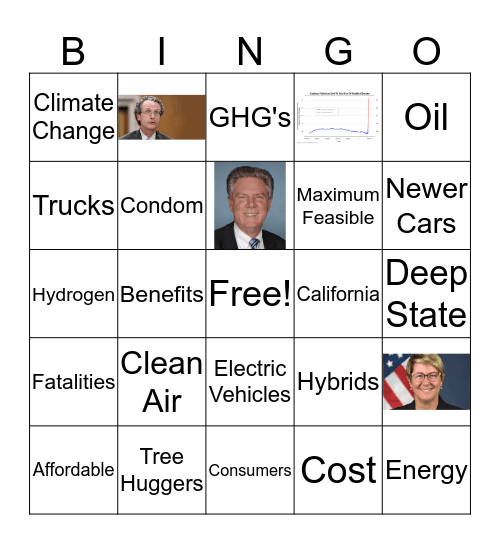 SAFE Bingo Card