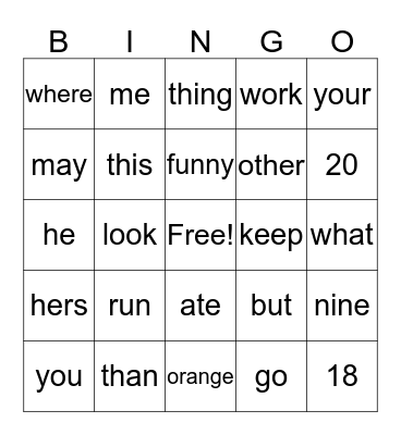 Last Day of School BINGO (K-1) Bingo Card