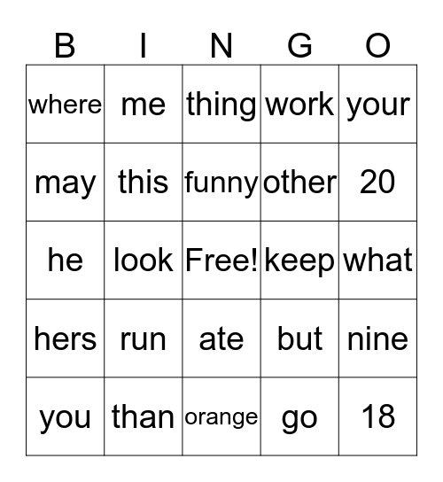 Last Day of School BINGO (K-1) Bingo Card