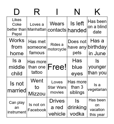 SPIRITED WOMEN BINGO Card