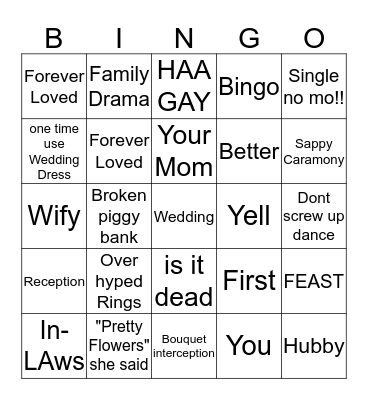 The Old Snake oil salesman Bingo Card