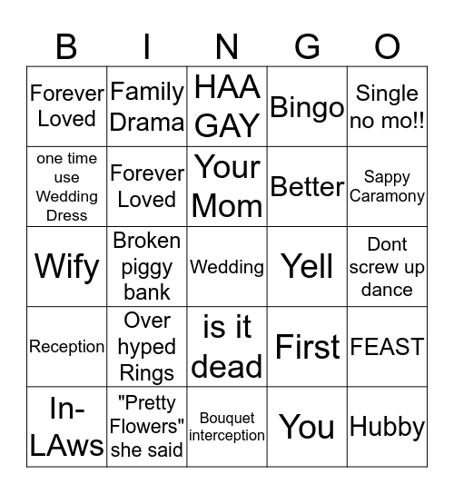 The Old Snake oil salesman Bingo Card