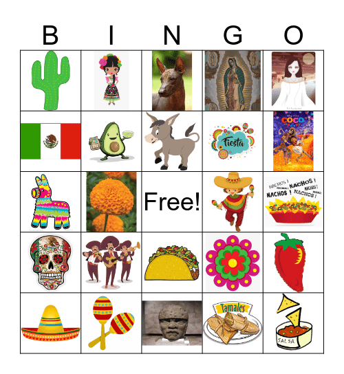 FIESTA Bingo Card