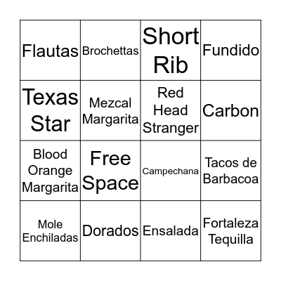 SuperBuck Bingo Card