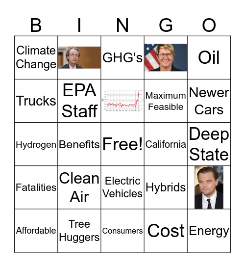 SAFE Bingo Card