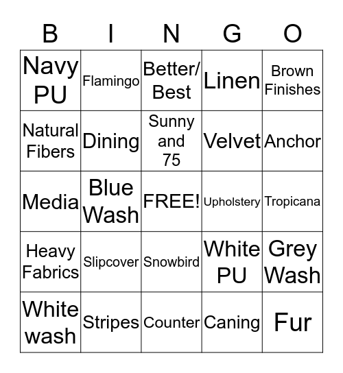 Hot Zones Bingo Card