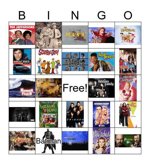 TV Bingo Card