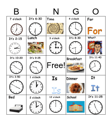 4th Bingo Card