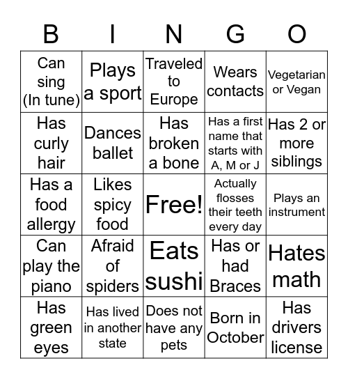 DEVILETTE Bingo Card