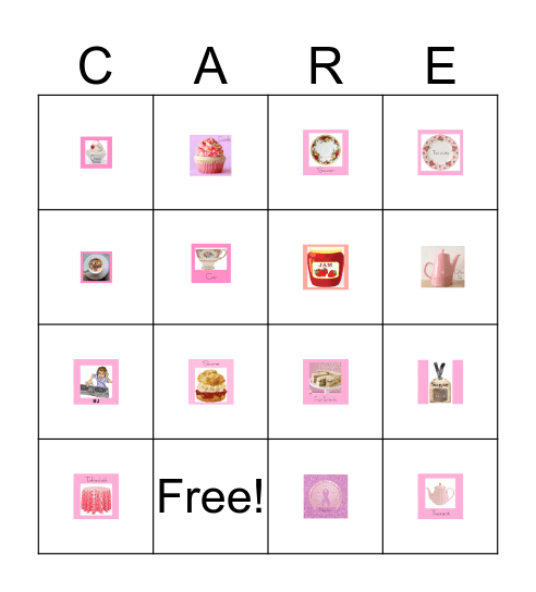 Breast Cancer Care Bingo Card
