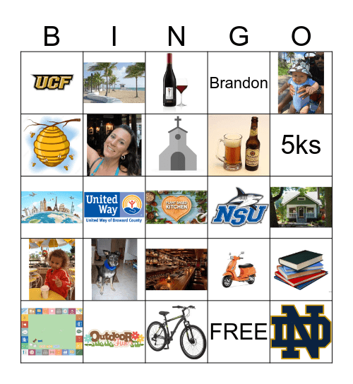 B & B Bingo Card