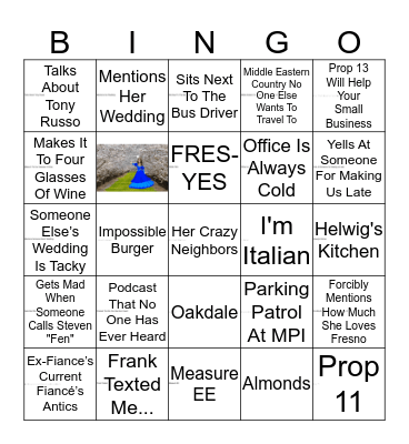 Blackout Bingo Card