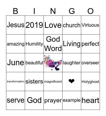 W.O.T. BECOMING HER! BINGO Card