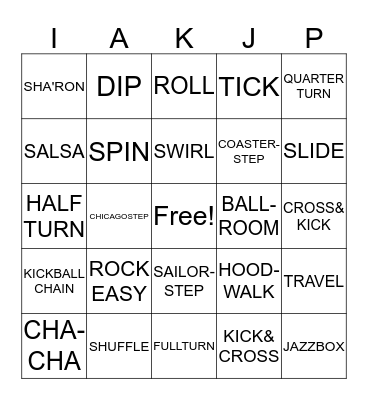 BINGO WITH IAKJP Bingo Card