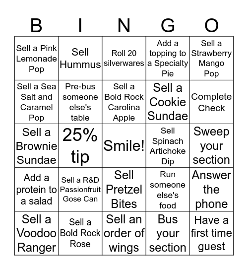 Happy Summer Solstice  Bingo Card