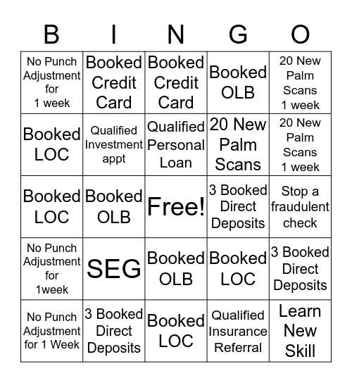 Building Relationships Bingo Card